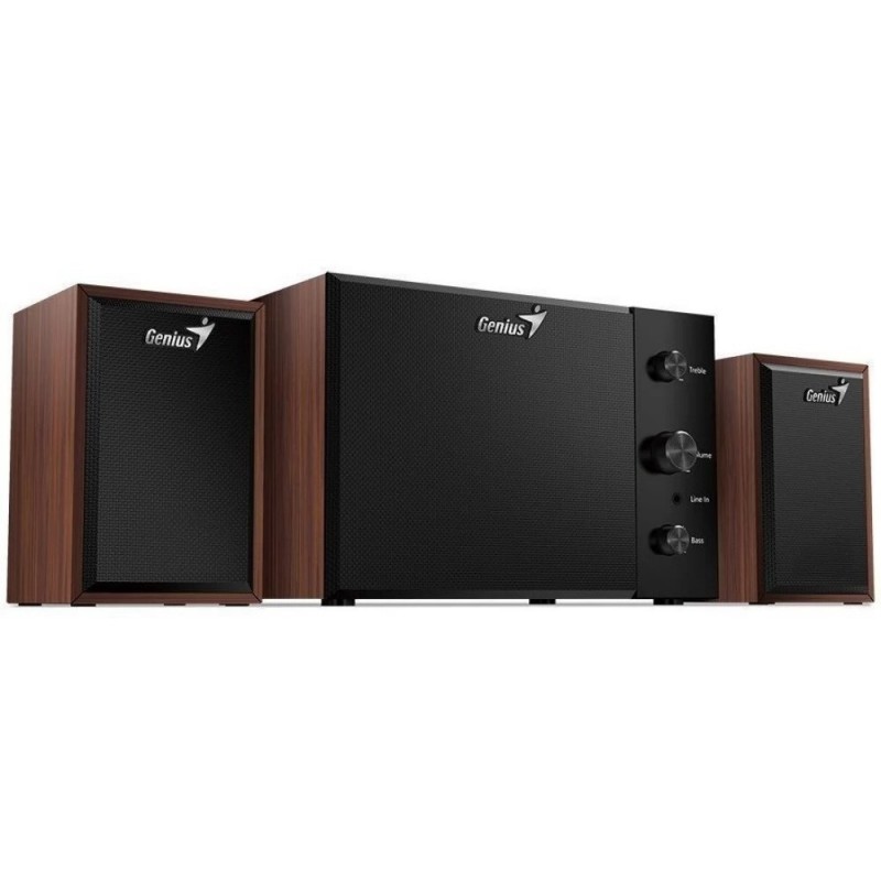 PARLANTE GENIUS SW-2.1 350 MADERA