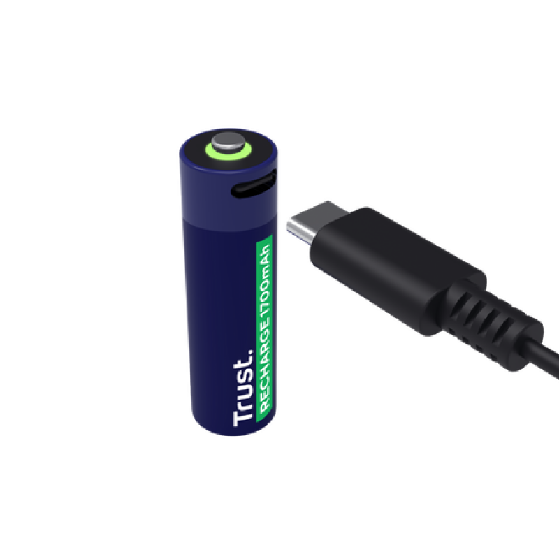 PILAS AA RECARGABLES USB-C TRUST X2