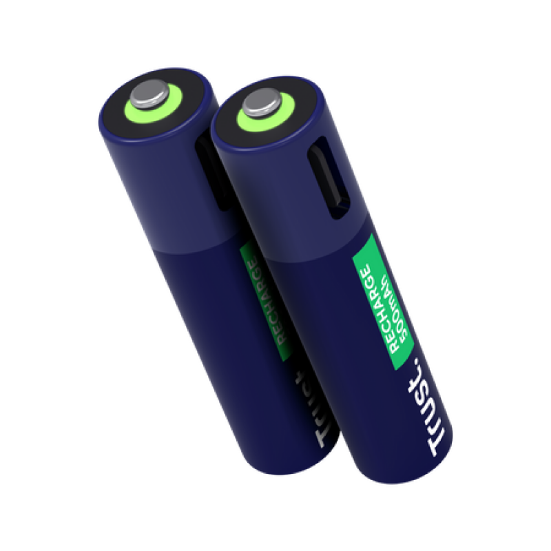 PILAS AAA RECARGABLES USB-C TRUST X2