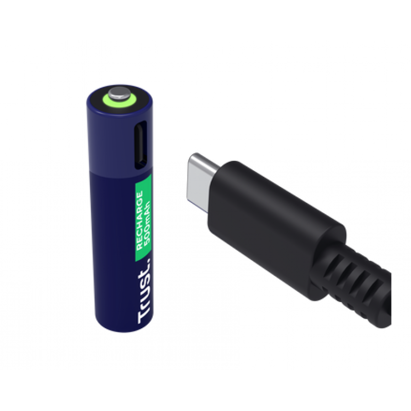 PILAS AAA RECARGABLES USB-C TRUST X4