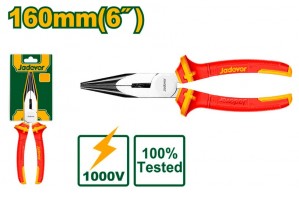 PINZA AISLADA DE PUNTA LARGA: 160MM 6 MAX TENSIÓN 1000V MANGO AISLADO