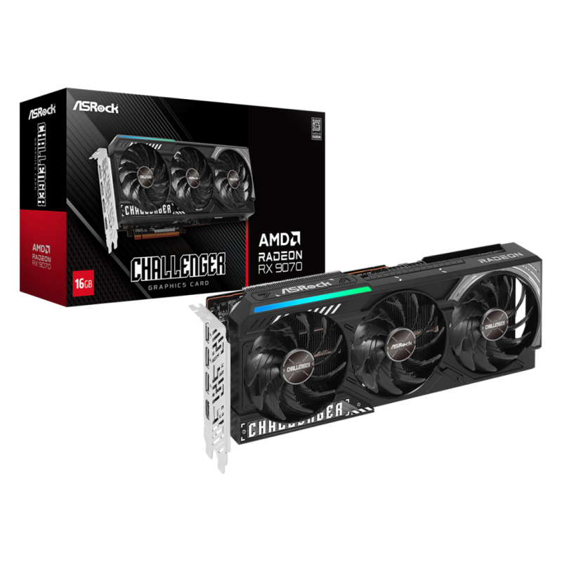 PLACA DE VIDEO ASROCK RX 9070 CL 16 GB