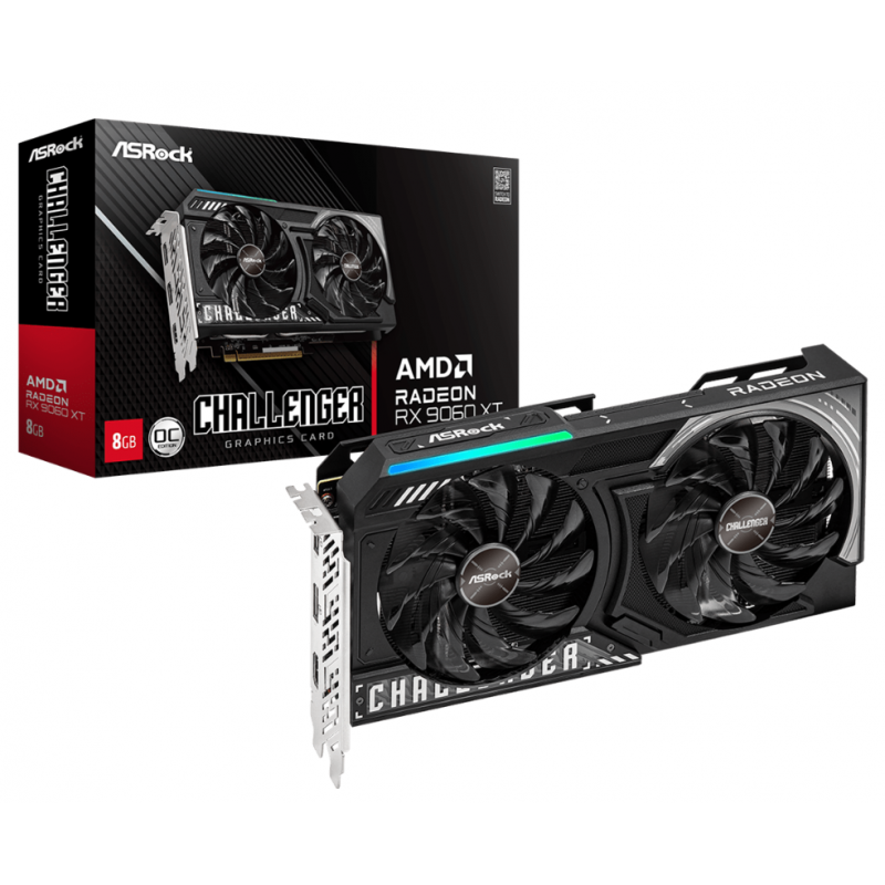 PLACA DE VIDEO ASROCK RX9060XT CL 8GO