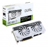 PLACA DE VIDEO ASUS DUAL RTX 4070 S O 12GB WHITE