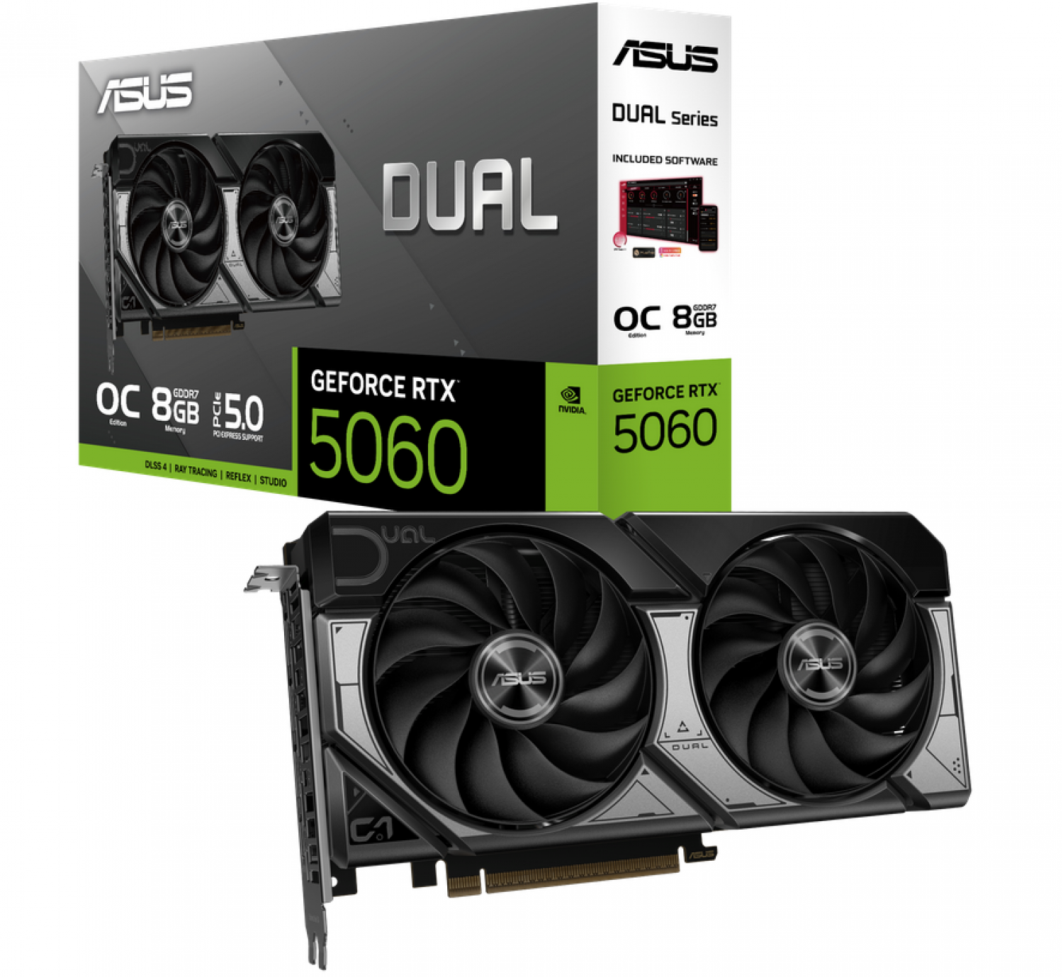 PLACA DE VIDEO ASUS DUAL RTX 5060 OC 8GB