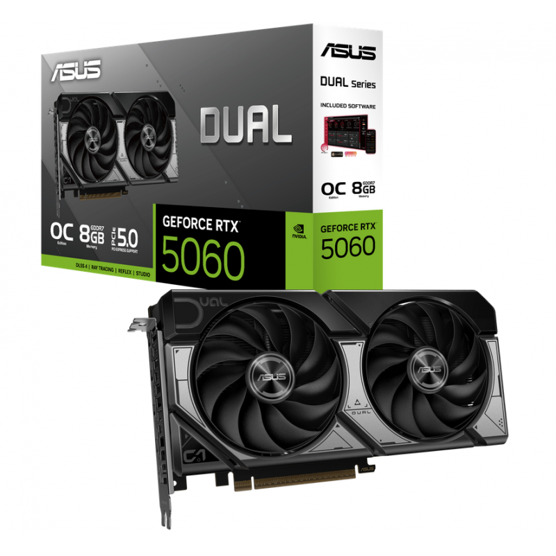 PLACA DE VIDEO ASUS DUAL RTX 5060 OC 8GB