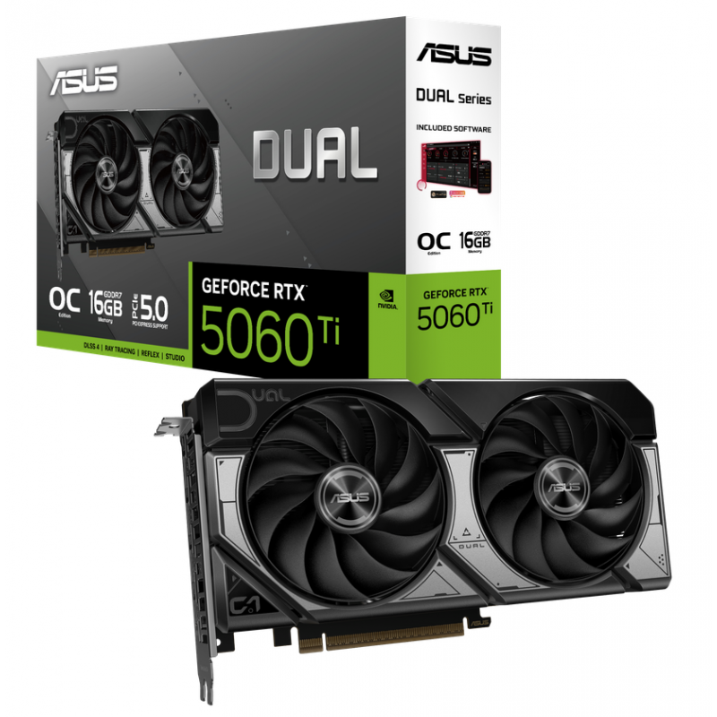 PLACA DE VIDEO ASUS DUAL RTX 5060TI 16GB