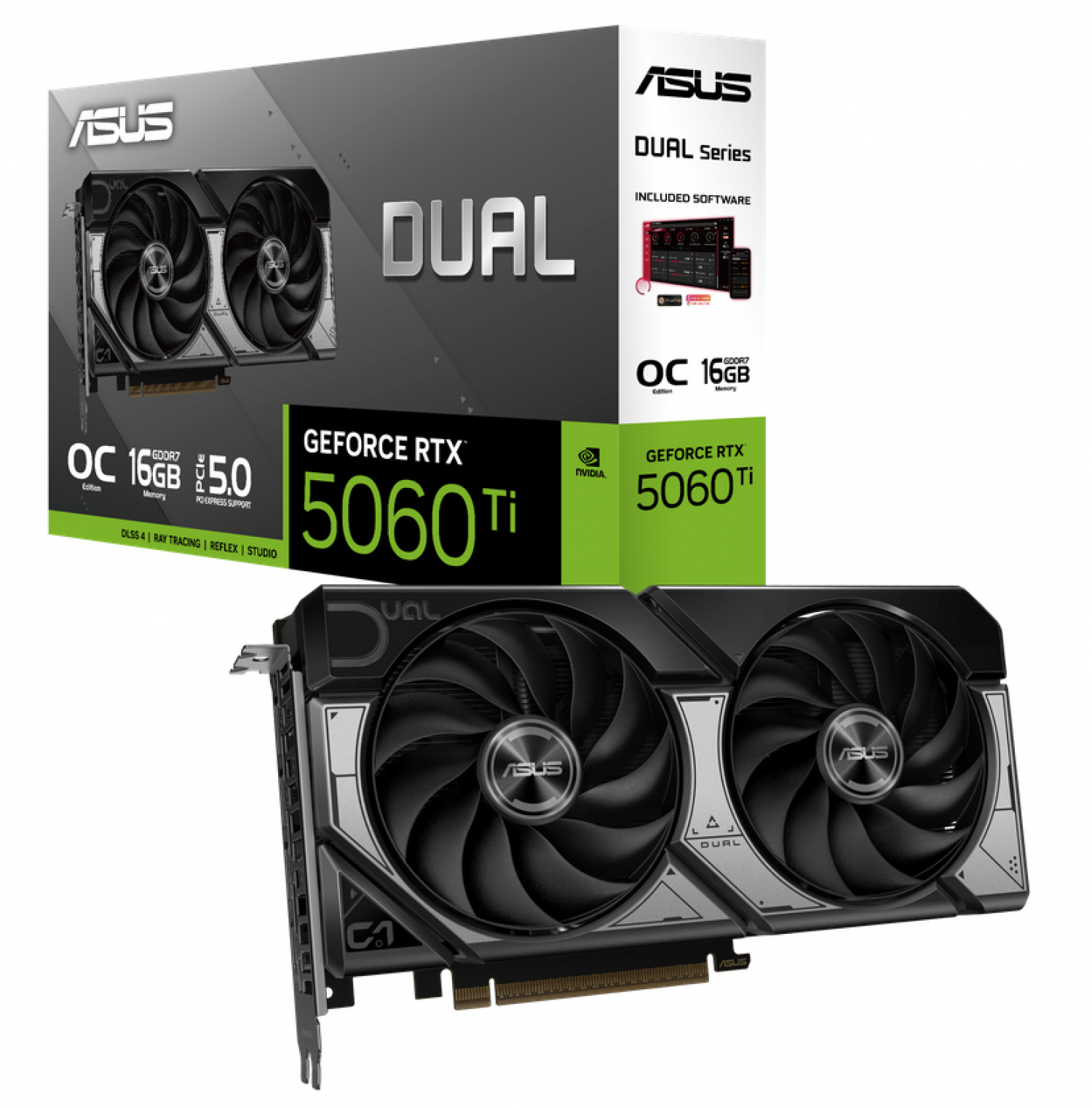 PLACA DE VIDEO ASUS DUAL RTX 5060TI 16GB