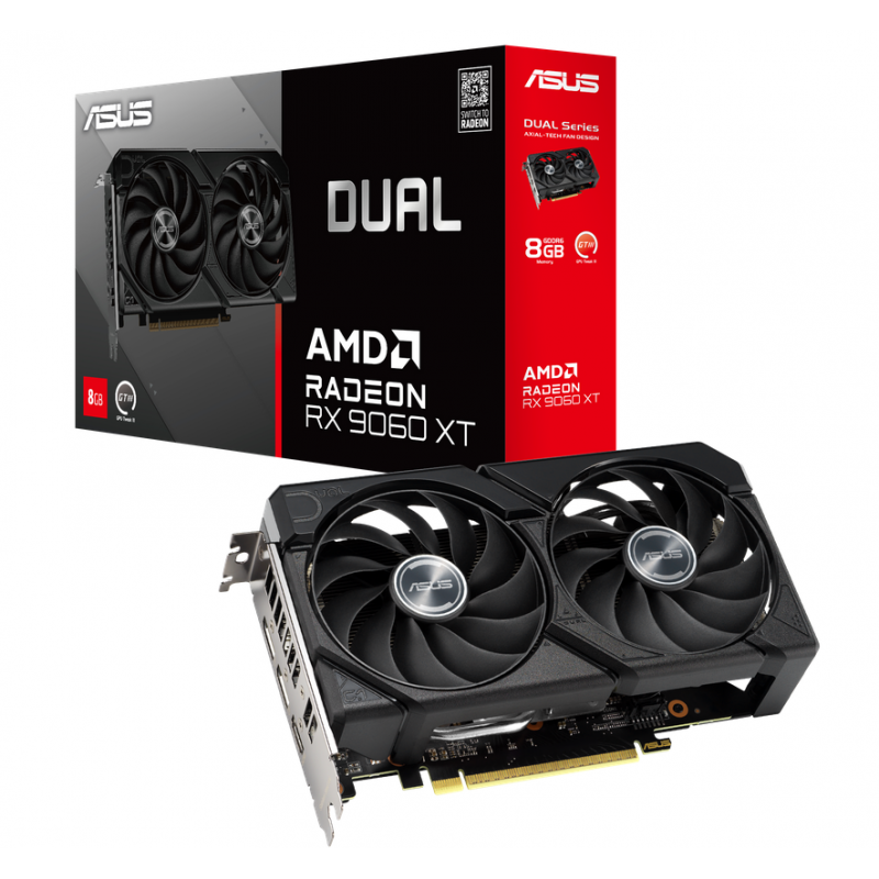 PLACA DE VIDEO ASUS DUAL RX 9060XT 8GB
