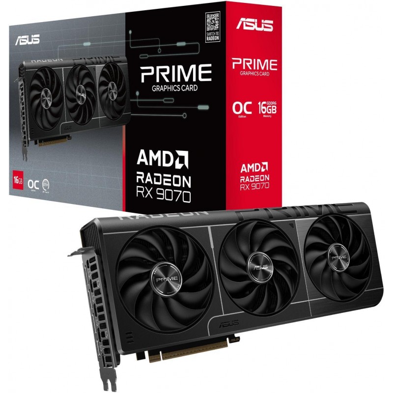PLACA DE VIDEO ASUS PRIME RX 9070 16GB OC