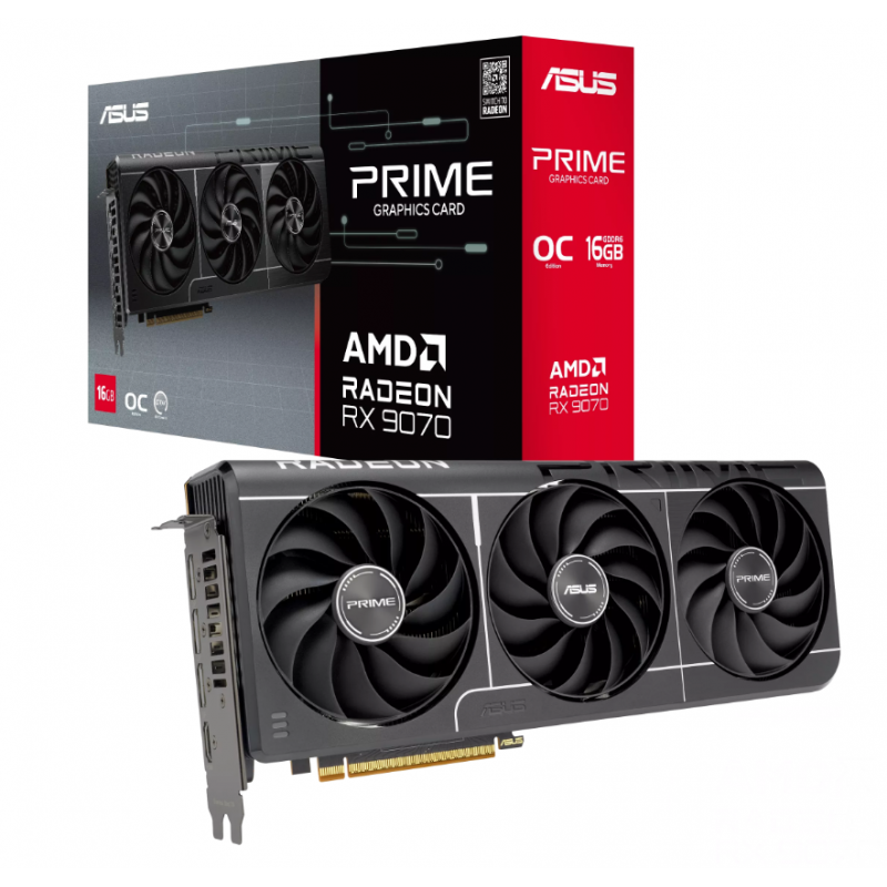 PLACA DE VIDEO ASUS PRIME RX 9070 O16G EVO