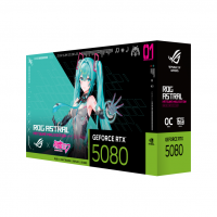 PLACA DE VIDEO ASUS ROG ASTRAL RTX 5080 O16GB MIKU EDITION