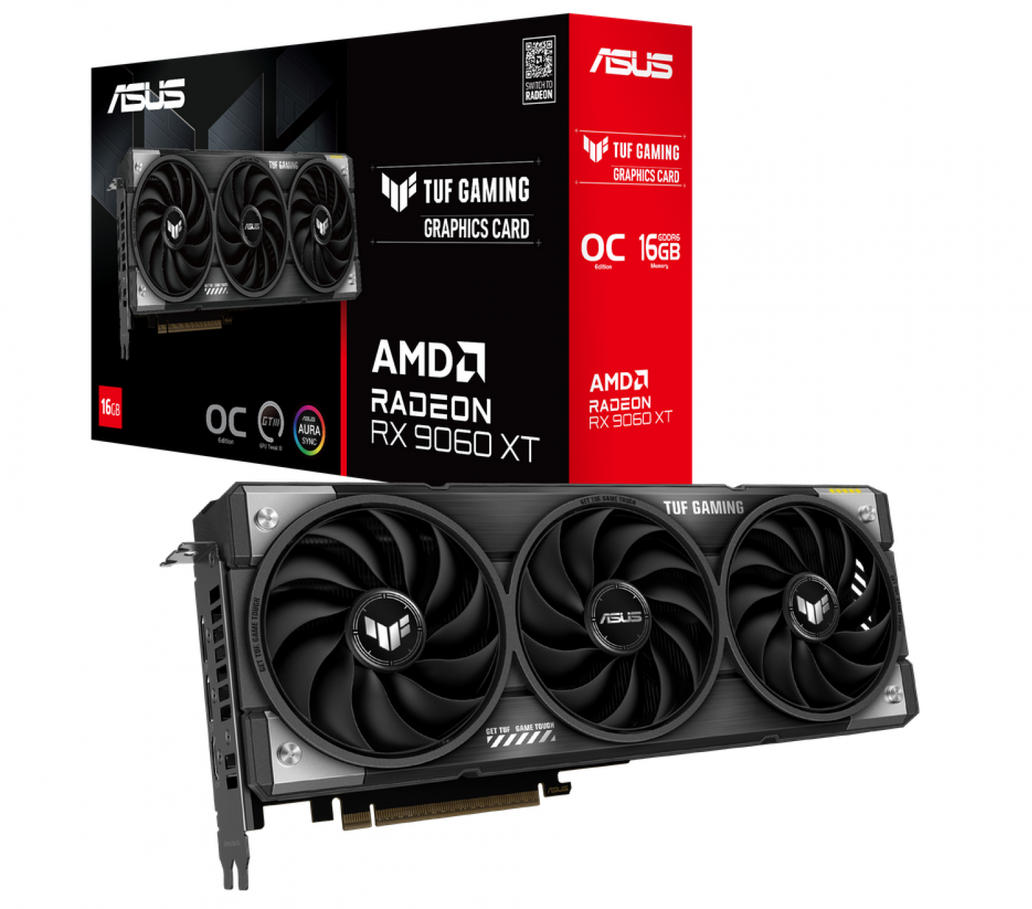 PLACA DE VIDEO ASUS TUF RX 9060XT OC 16GB GAMING