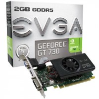 PLACA DE VIDEO EVGA GT730 2G DDR5 LOW PROFILE