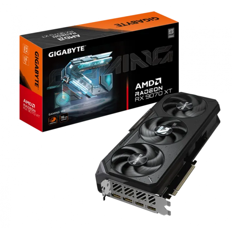 PLACA DE VIDEO GIGABYTE RADEON RX 9070 XT GAMING 16GB