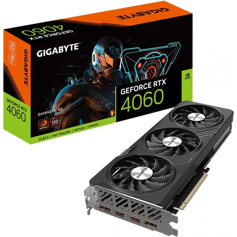 PLACA DE VIDEO GIGABYTE RTX 4060 GAMING OC 8GB