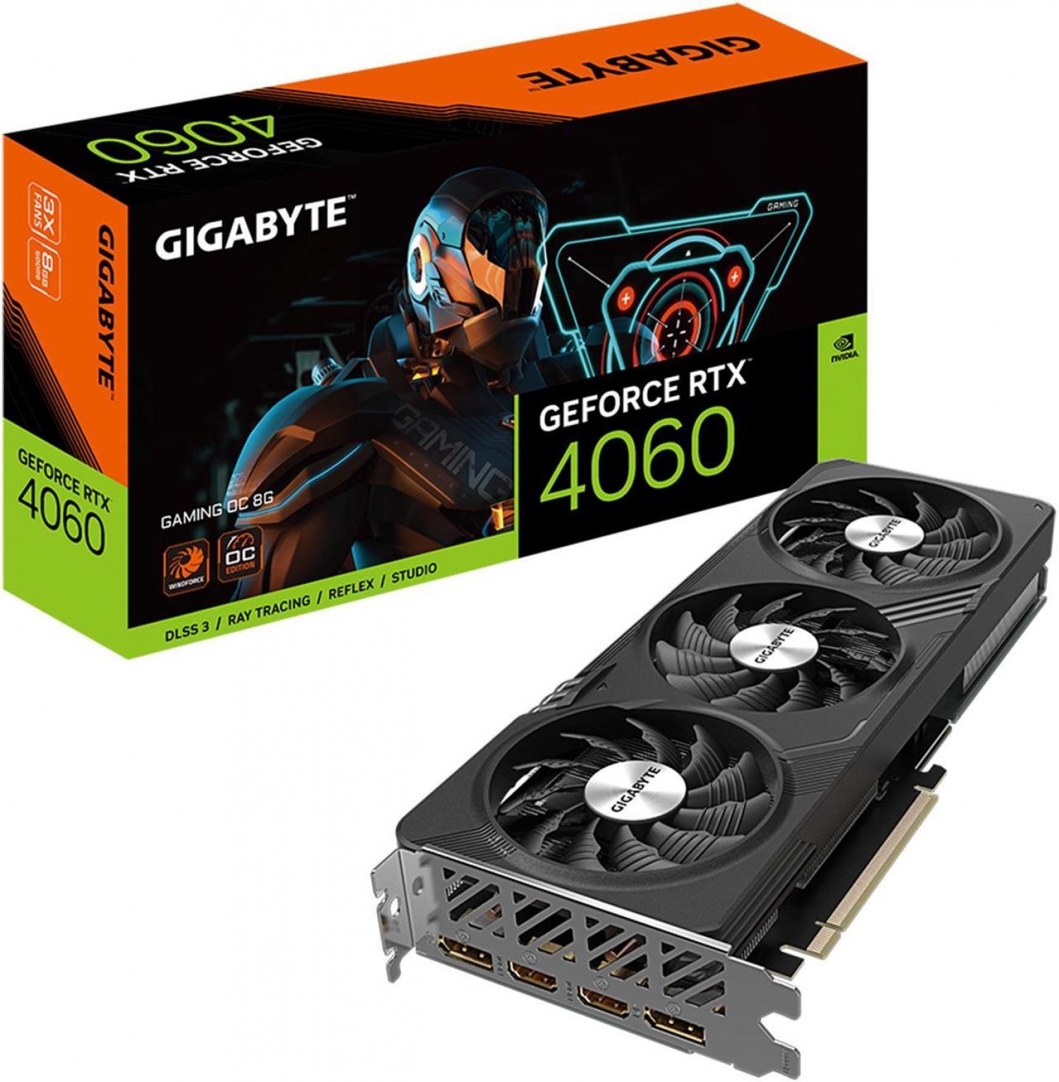PLACA DE VIDEO GIGABYTE RTX 4060 GAMING OC 8GB