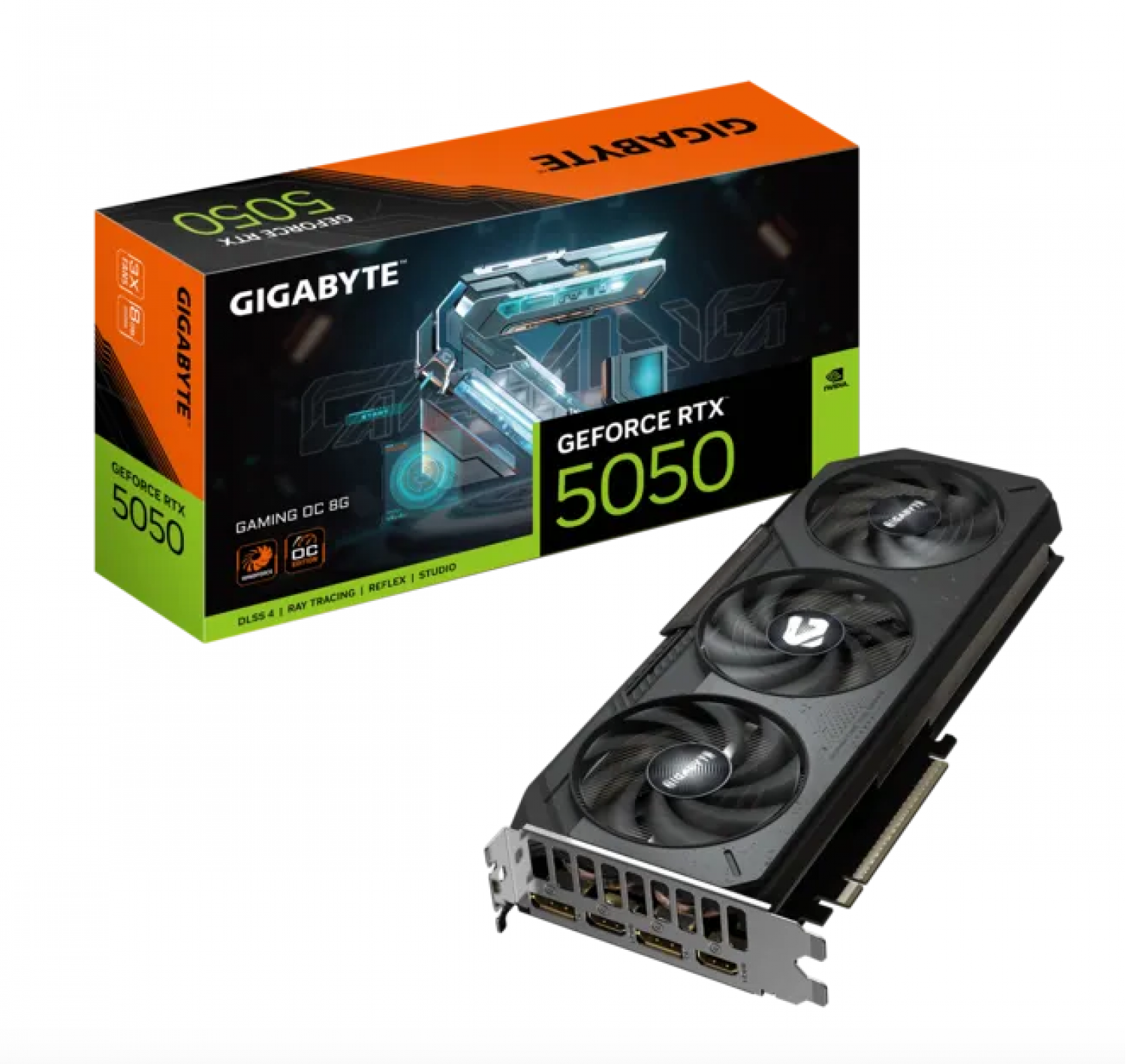 Placa De Video Gigabyte Gf Rtx 5050 Gaming Oc 8gb