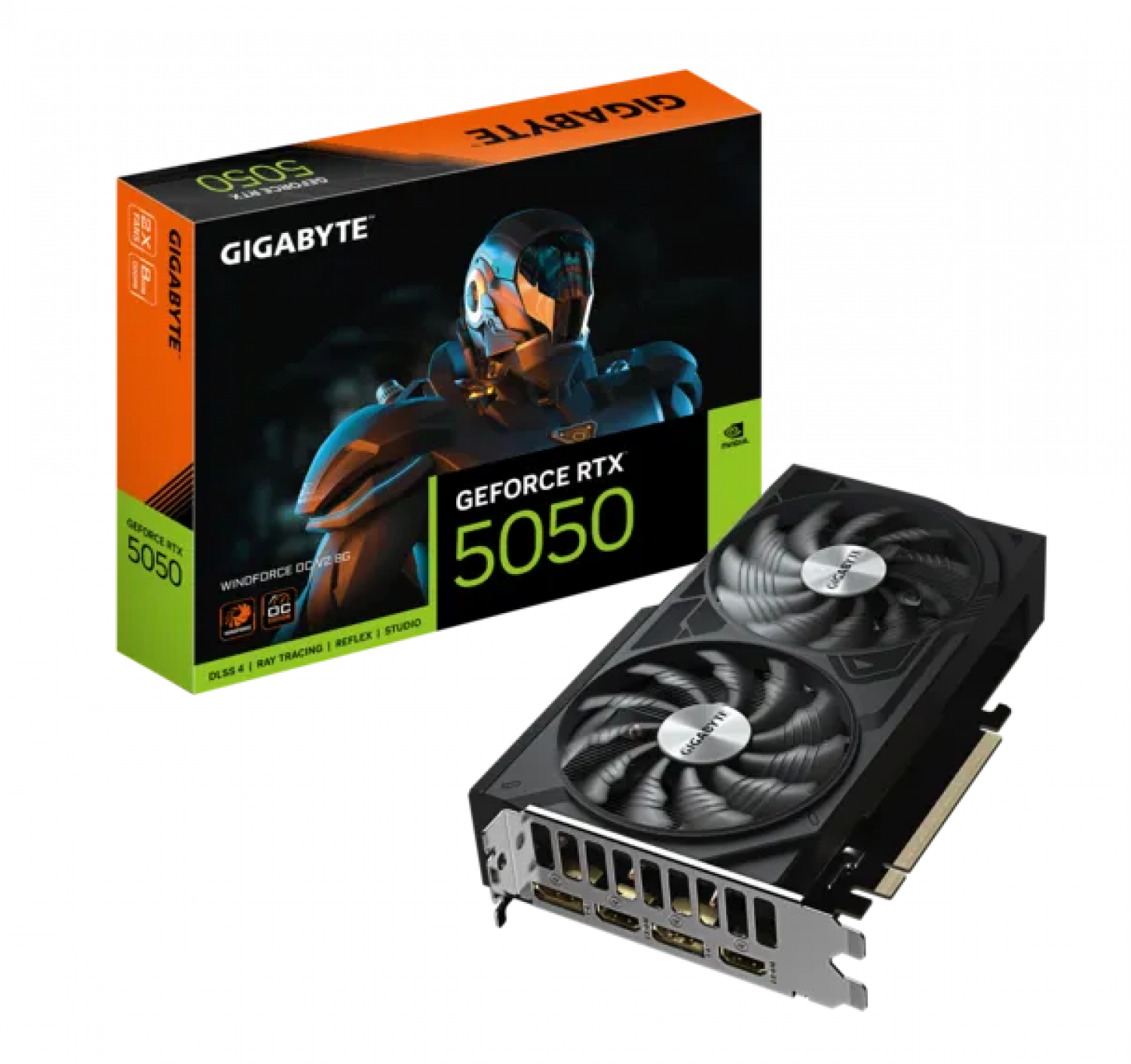 Placa De Video Gigabyte Gf Rtx 5050 Wf Oc V2 8gb