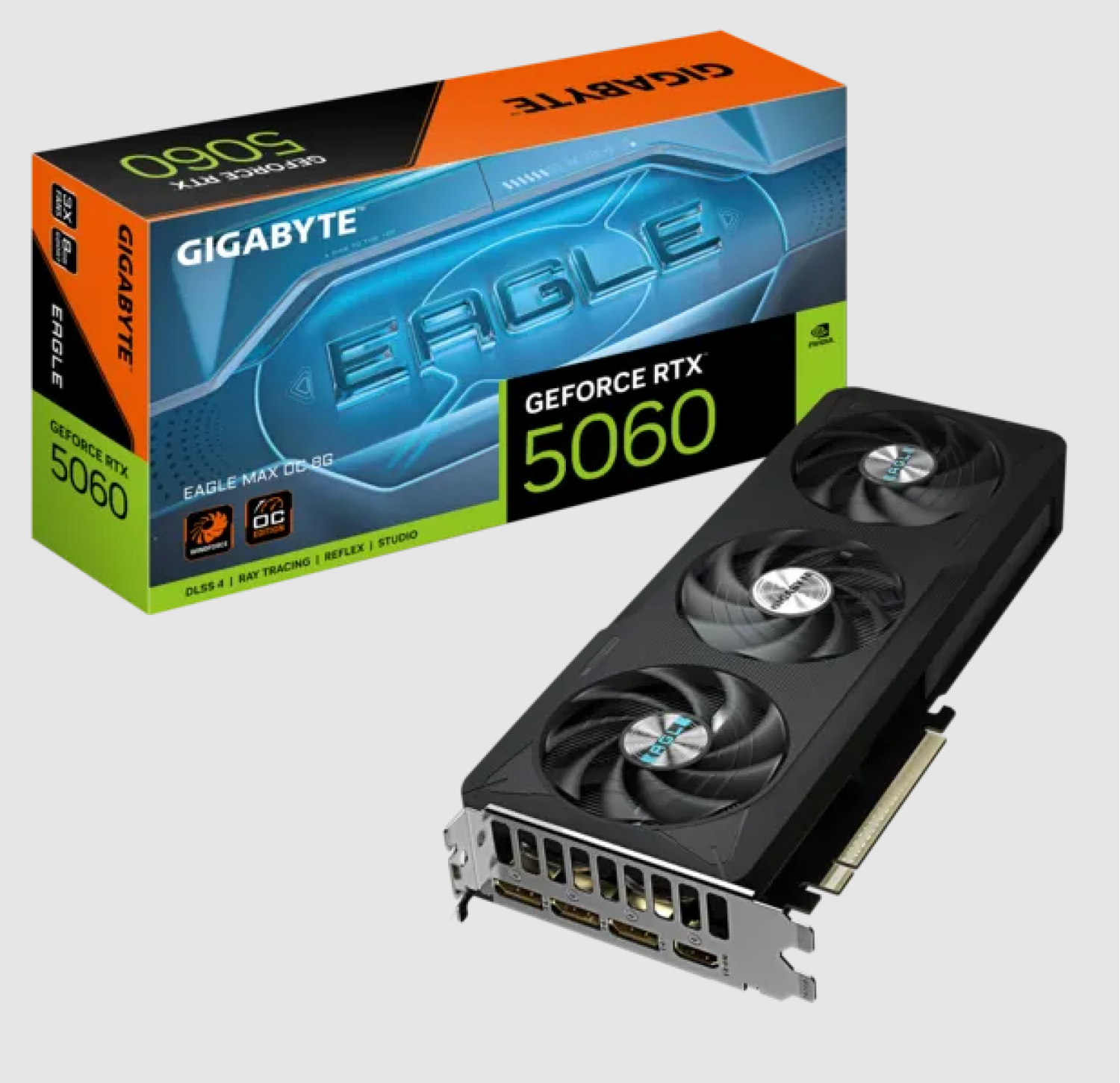 Placa De Video Gigabyte Gf Rtx 5060 Eagle Max Oc 8g