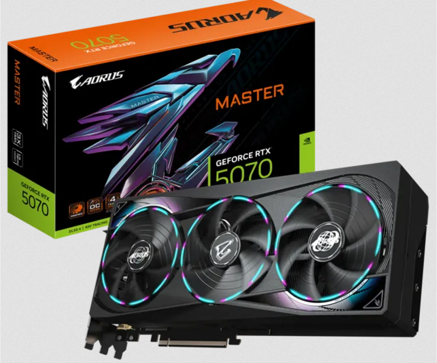 Placa De Video Gigabyte Rtx 5070 Aorus 12gb Gdrr7