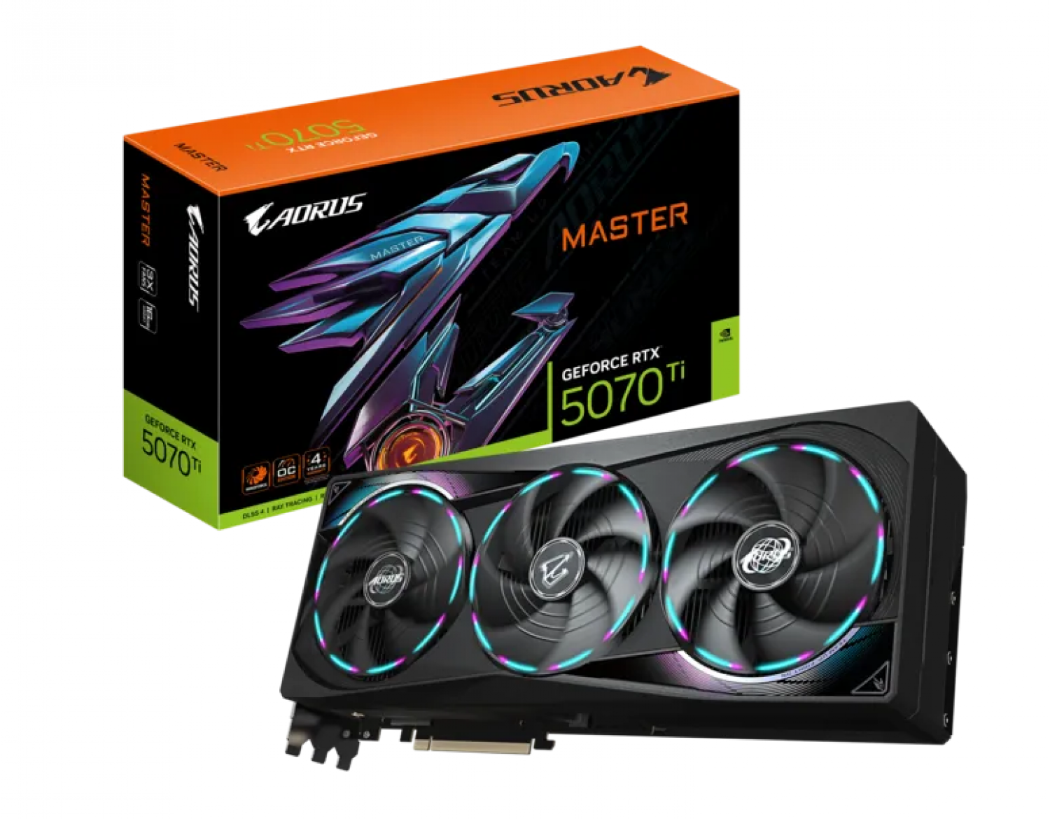Placa De Video Gigabyte Rtx 5070ti Aorus Oc V2 16gb