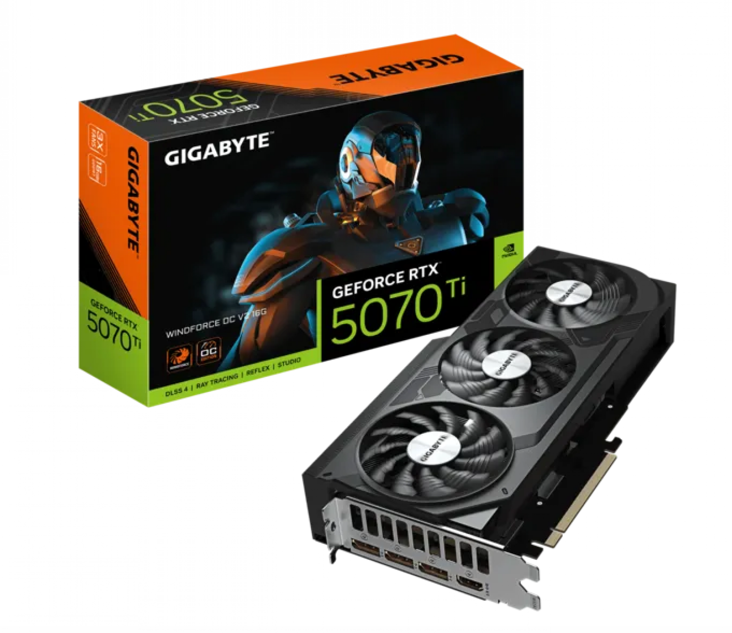 Placa De Video Gigabyte Rtx 5070ti Wf3 Oc V2 16gb