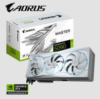 PLACA DE VIDEO GIGABYTE RTX 5090 AORUS MASTER ICE 32GB (WHITE)