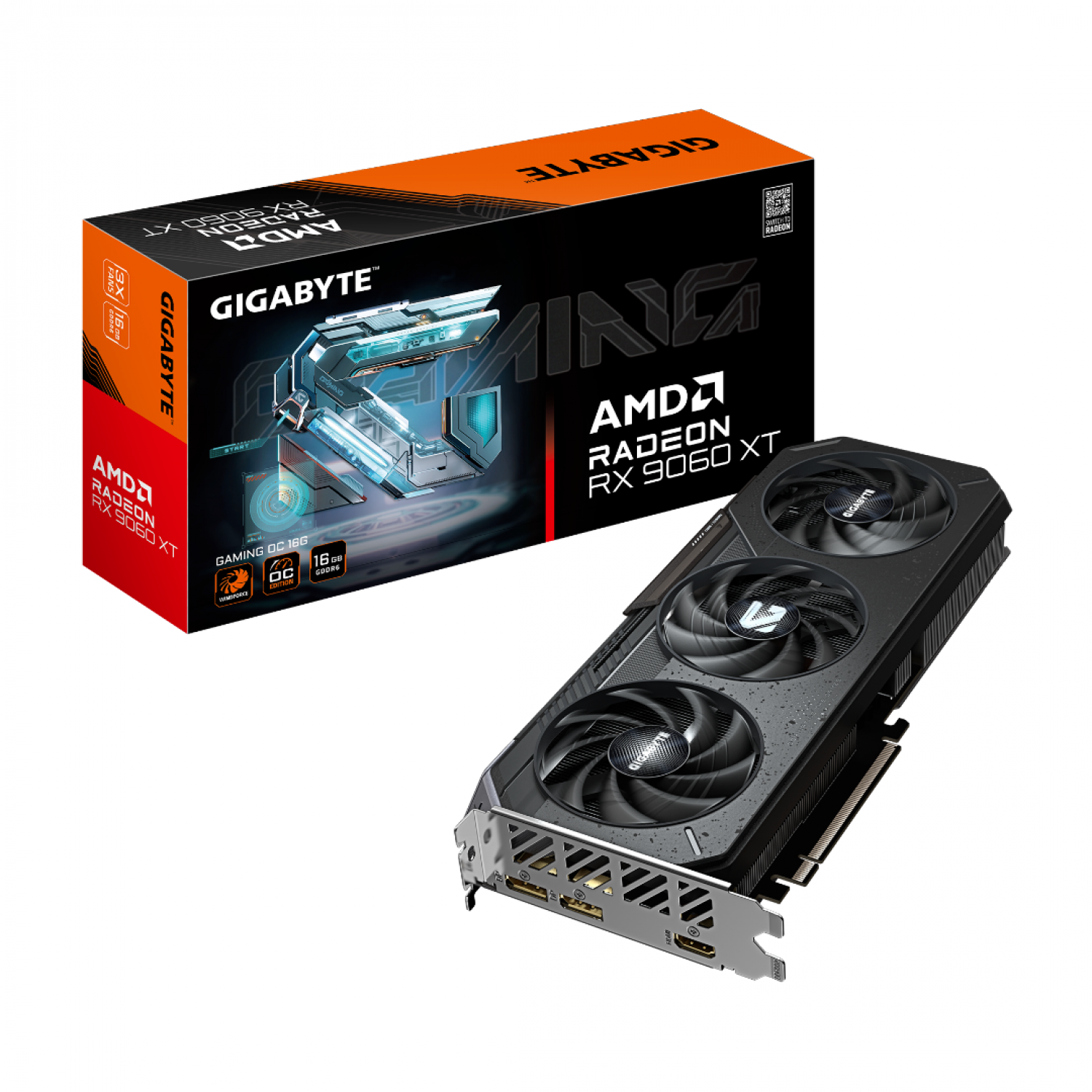 PLACA DE VIDEO GIGABYTE RTX 9060XT GAMING OC 16GB