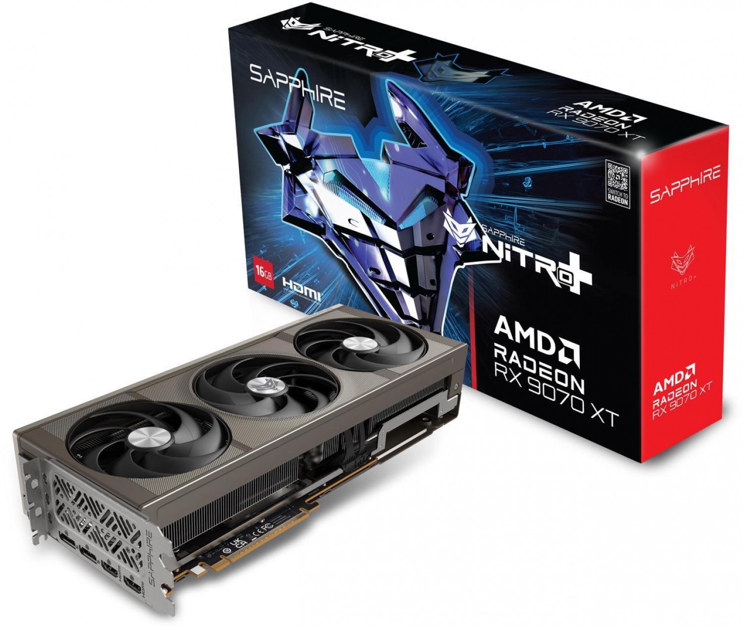 PLACA DE VIDEO SAPPHIRE NITRO RX 9070 XT GAMING OC 16GB