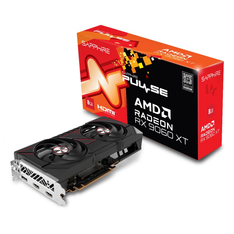 PLACA DE VIDEO SAPPHIRE PULSE RX 9060 XT GAMING OC 8GB
