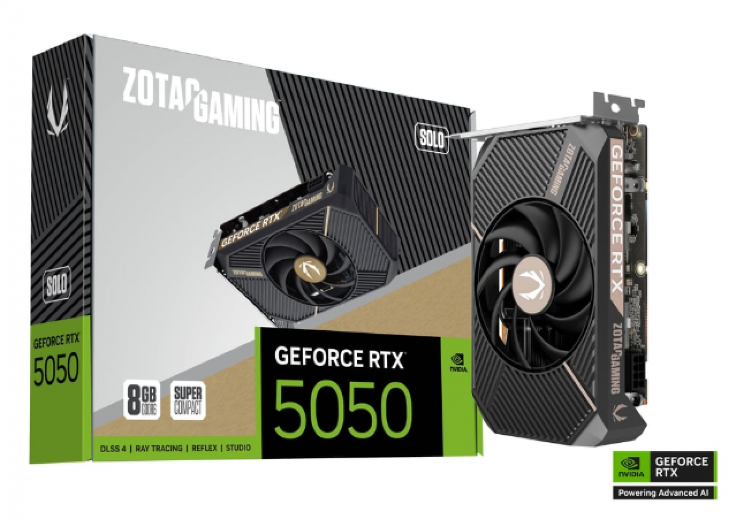 PLACA DE VIDEO ZOTAC GAMING RTX 5050 SOLO 8GB GDDR6