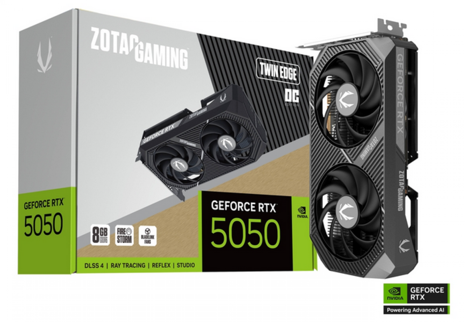 PLACA DE VIDEO ZOTAC GAMING RTX 5050 TWIN EDGE OG 8GB GDDR6
