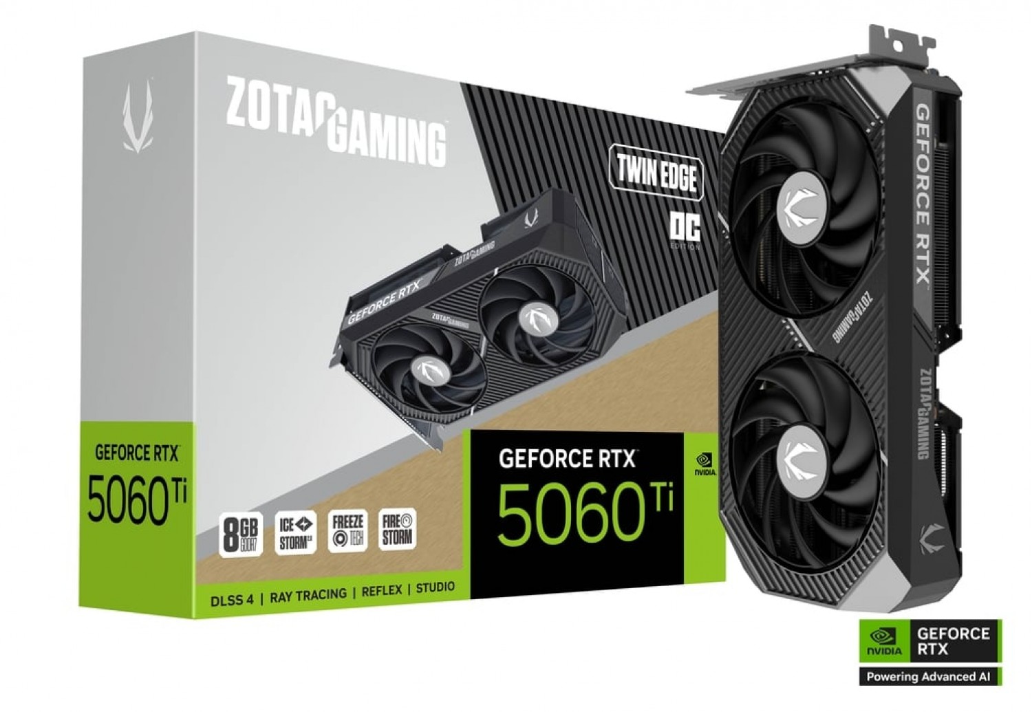 Placa De Video Zotac Gaming Geforce Rtx5060ti 8gb Twin Edge Oc