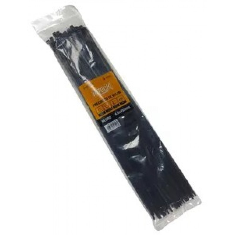 PN76-350N PRECINTO DE NYLON 7.6MMX350MM NEGRO X 50U