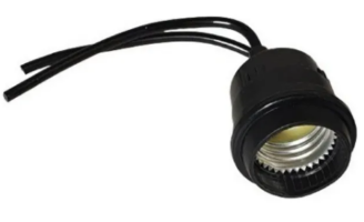 PORTALÁMPARAS E27 CHICOTE 12CM - TREFI