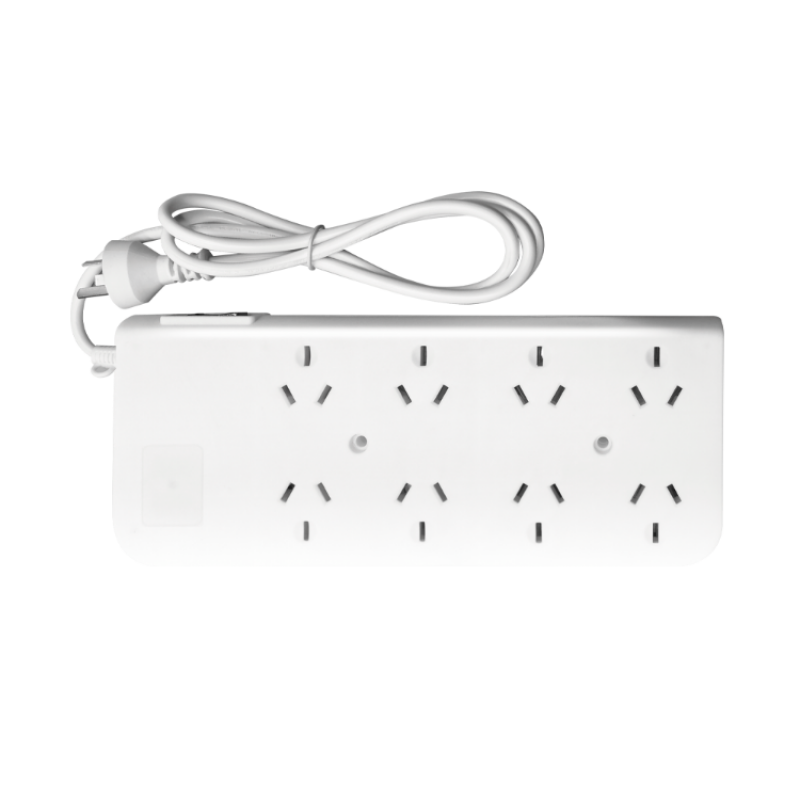 PX8B-1.5 PROLONGADOR MULTIPLE 8 TOMAS BLANCO 1.5MT 3X0.75MM 250V 10A 2200W MAX PROTECTOR TERMICO