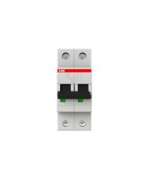 S202-C6	Interruptor termomagnético bipolar In 6A. Icn = 6kA @ IEC60898 Icu : 10 kA @ IEC60947-2. Curva C