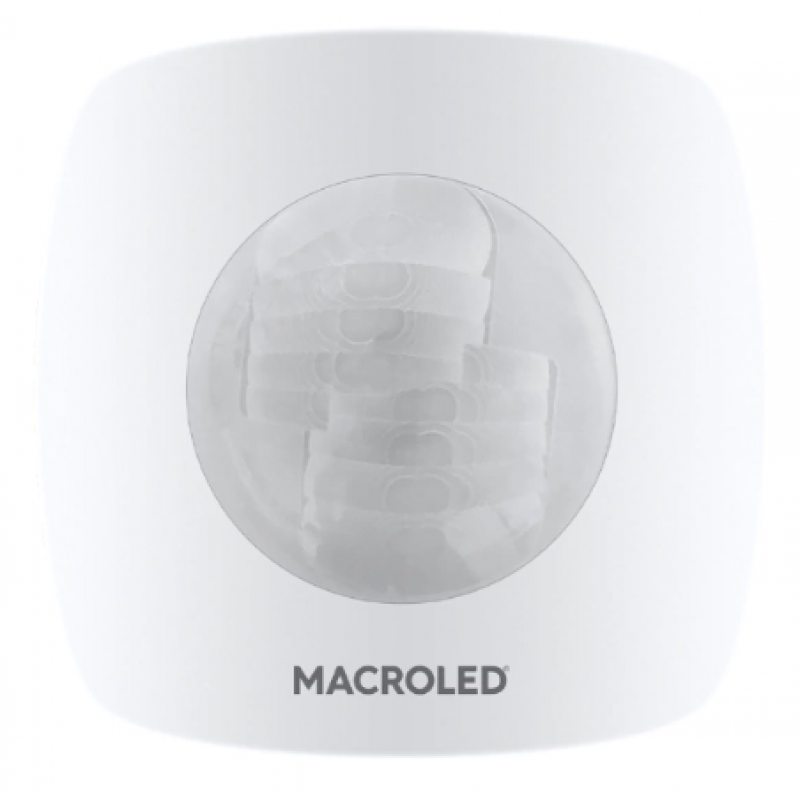 SENSOR DE MOV TECHO MACROLED AC220-240V 2000W MAX, 20M DE ALCANCE, 360º