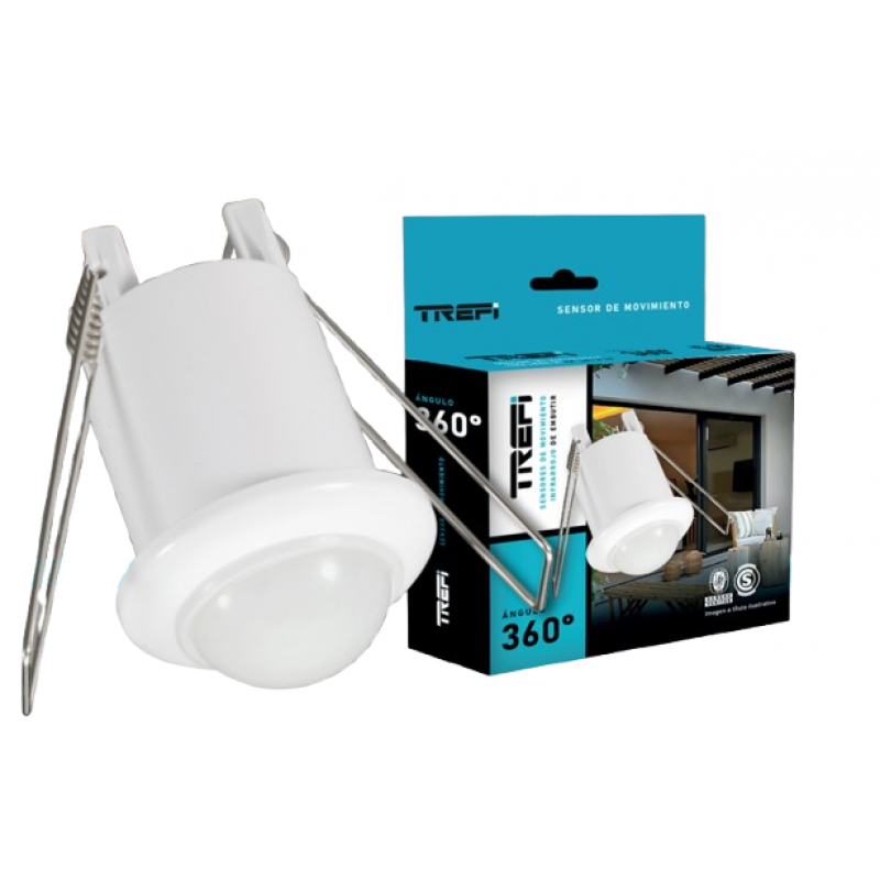 SENSOR DE MOVIMIENTO DE EMBUTIR 360° – TREFI