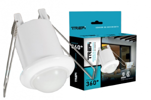 SENSOR DE MOVIMIENTO DE EMBUTIR 360° - TREFI