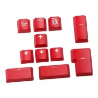 SET 11 TECLAS DUCKY RED PBT DOUBLE-SHOT  KEYCAP