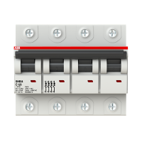 SH804-C125 Interruptor termomagnético tetrapolar In 125. Icu = 10kA Ics = 7,5kA. Curva C