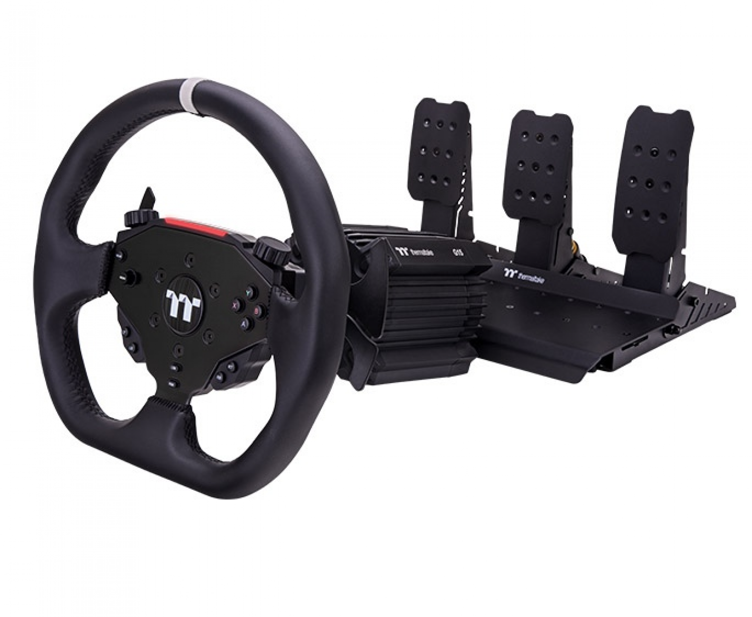 Simulador Thermaltake Bundle G15 Volante Pedalera Triple Drive Racing 15nm 16bits