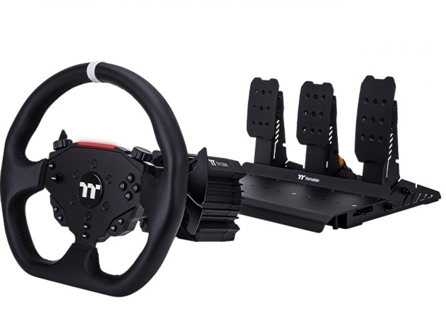 Simulador Thermaltake Bundle G6 Volante Pedalera Triple Drive Racing 6nm 16bits