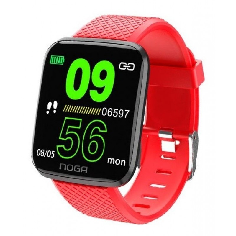 SMARTWATCH NOGANET ROJO NG-SW02