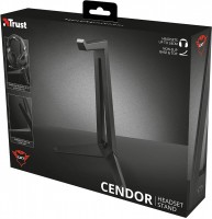 SOPORTE DE AURICULARES GAMING GXTRUST 260 CENDOR UNIVERSAL Y ANTIDESLIZANTE