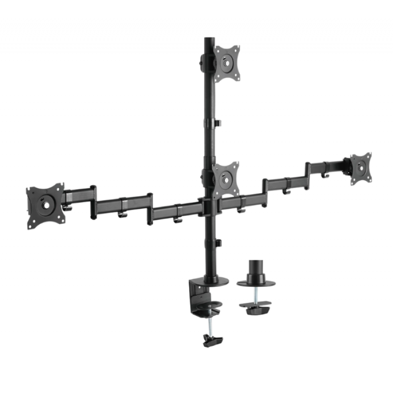 SOPORTE DE ESCRITORIO CUADRUPLE INTELAID 13/27 CARGA MAXIMA 32KG IT-DB34E