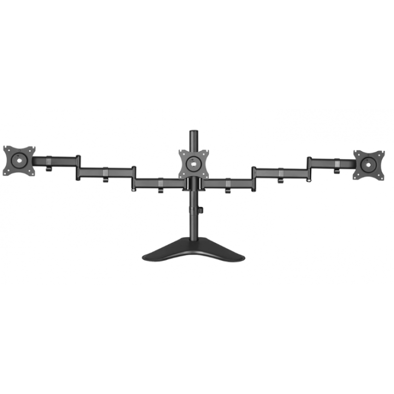 SOPORTE INTELAI TRIPLE ESCRITORIO CON BASE 13 27 MAX 24KG
