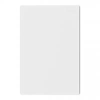 TAPA CIEGA RECTANGULAR MILAN BLANCO MACROLED, BASTIDOR METALICO